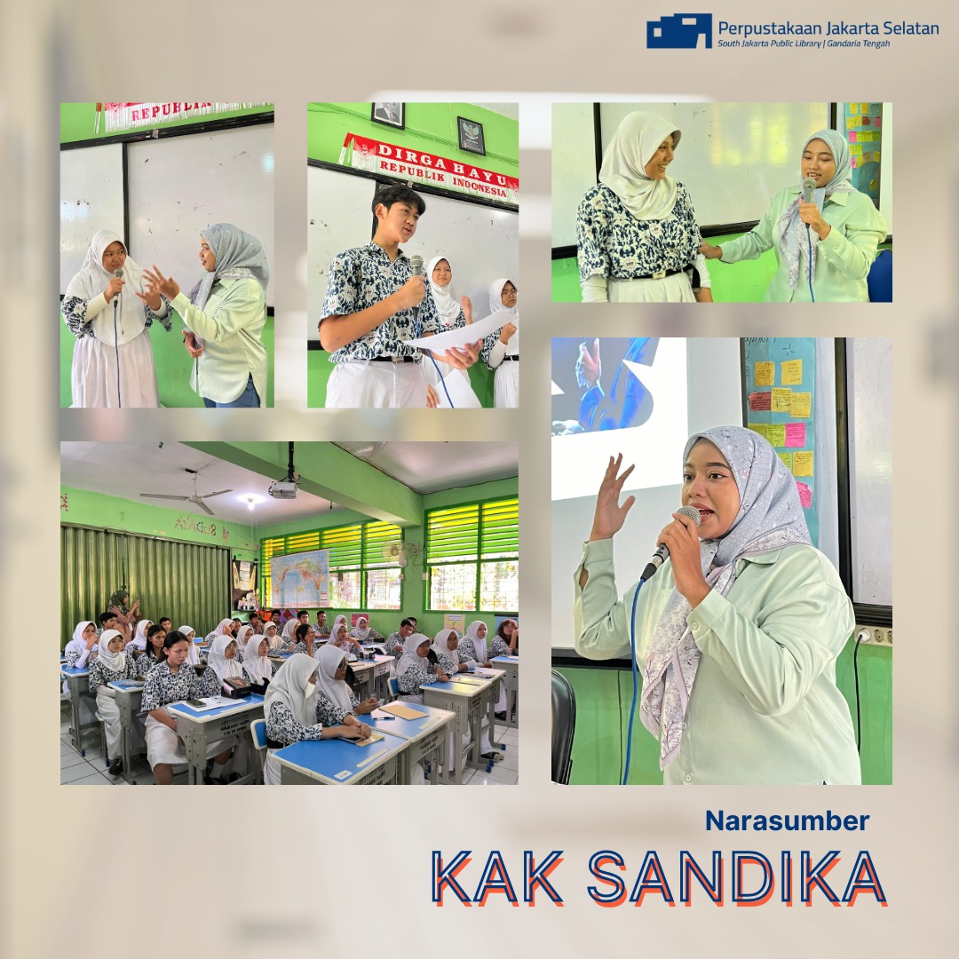 Roadshow Workshop Membaca Di SMPN 15 Jakarta